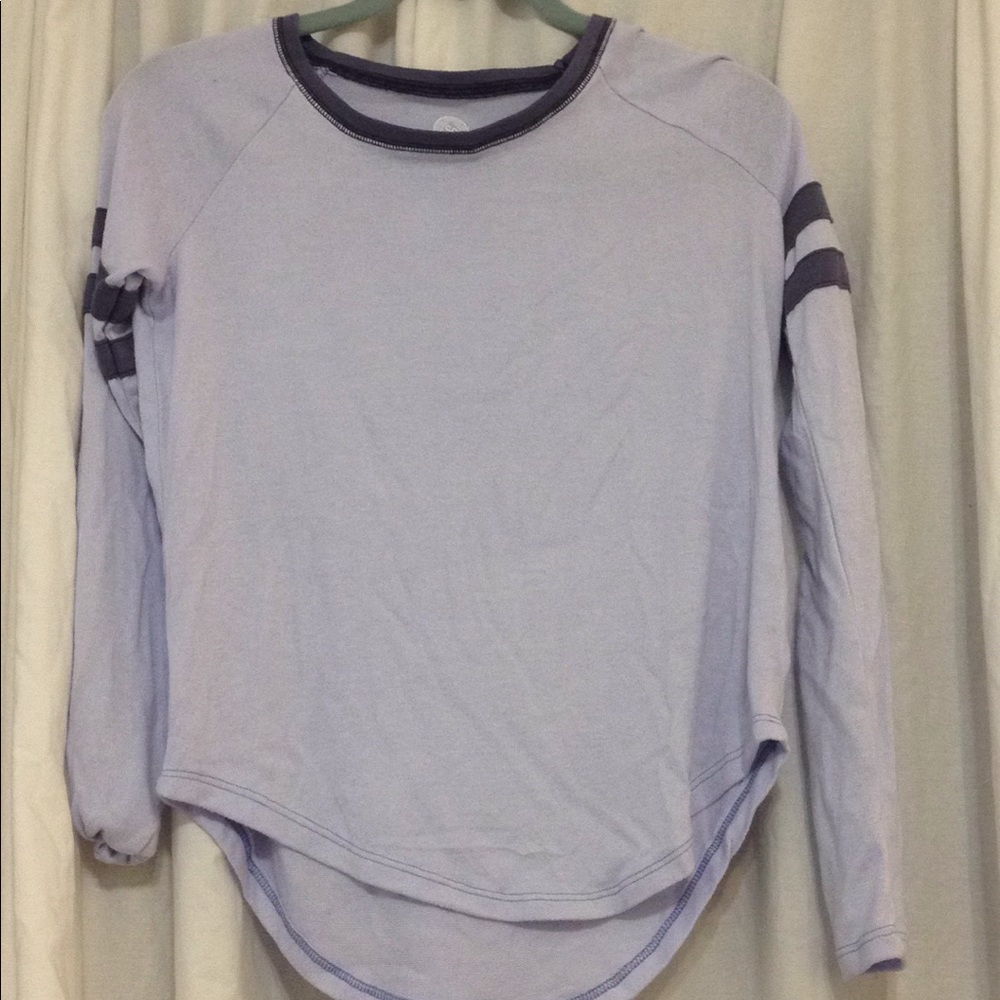 A loose long-sleeved t-shirt